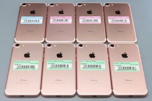 Apple iPhone7 32GB Rose Gold 8台セット A1779 MNCJ2J/A ■Y!mobile★Joshin(ジャンク)4574【1円開始・送料無料】
