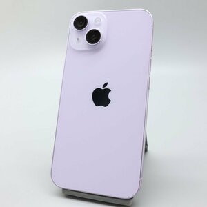 Apple iPhone14 128GB Purple MPUY3J/A バッテリ82% ■SIMフリー★Joshin1766【1円開始・送料無料】
