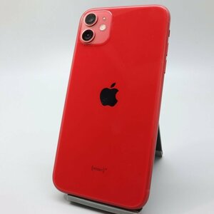 Apple iPhone11 128GB (PRODUCT)RED A2221 MWM32J/A バッテリ78% ■SIMフリー★Joshin1865【1円開始・送料無料】