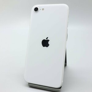 Apple iPhoneSE 128GB (第2世代) White A2296 MXD12J/A バッテリ79% ■SIMフリー★Joshin0883【1円開始・送料無料】