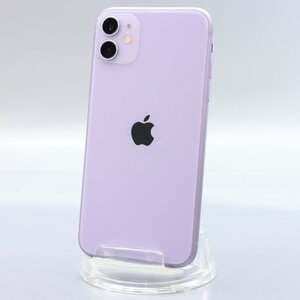 Apple iPhone11 64GB Purple A2221 MWLX2J/A battery 78% #SIM free *Joshin9862[1 jpy beginning * free shipping ]