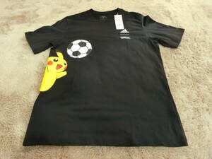  Pokemon center Adidas collaboration Pikachu soccer T-shirt M size tag equipped adidas