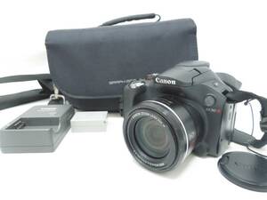 ‡ 0614 Canon キャノン コンパクトデジタルカメラ PowerShot SX30 IS PC1560 ブラック バッテリー/充電器付き 動作確認済 中古
