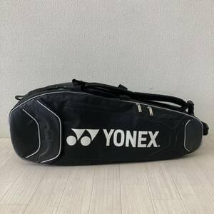 YONEX ヨネックス ラケットバッグ テニス バドミントン ショルダー スポーツバッグ テニスバッグ 黒ブラック