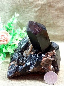 AAA級【魔除け】◆天然モリオン(黒水晶）クラスター179C6-68C101D