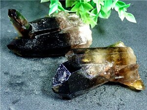 AAA級【魔除け】◆天然モリオン(黒水晶）クラスター178C6-24C109b