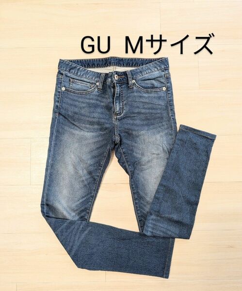 GU Mサイズ　 デニム パンツ ストレッチ スリム ボトムス