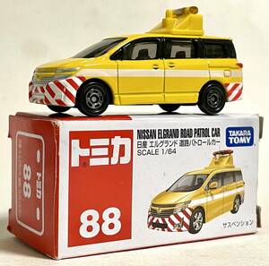 トミカ（ tomica ）【 絶版 赤箱 】88 日産 エルグランド 道路パトロールカー