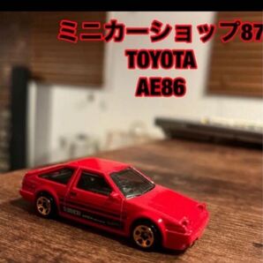 HW トヨタ トレノ ハチロク 86 ミニカー 赤
