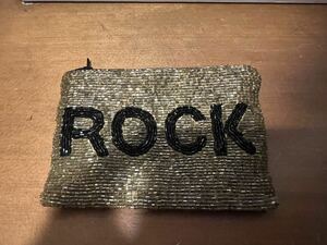 Francfranc franc franc ROCK lock beads pouch fastener 