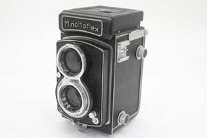 【返品保証】 ミノルタ Minolta Minoltaflex Chiyoko Rokkor 75mm F3.5 二眼カメラ v1741
