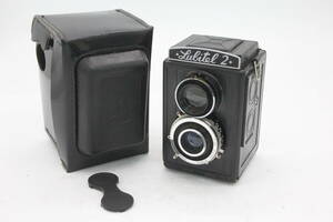 【返品保証】 Lubitel 2 nomo T-22 75mm F4.5 ケース付き 二眼カメラ v1776