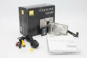 【返品保証】 【元箱付き】ニコン Nikon Coolpix S8200 14x バッテリー付き コンパクトデジタルカメラ v1889
