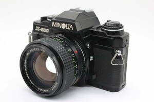 【返品保証】 ミノルタ Minolta X-500 ブラック MC Rokkor-PG 50mm F1.4 ボディレンズセット v2078