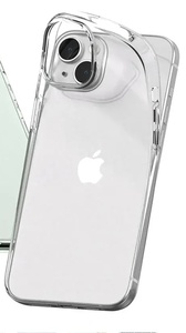 【新品未使用】iPhone15用 透明シンプルケース - 軽量・高品質