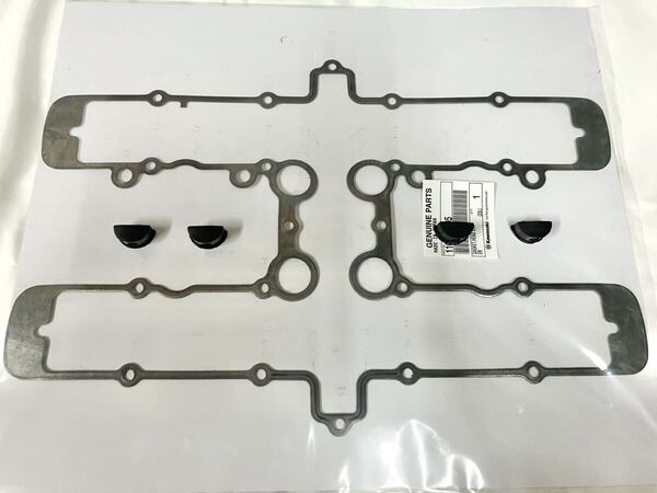 ● 在庫あり 即納 ゼファー750 純正 カムプラグ ヘッドカバーガスケット パッキン ガスケット 1台分 カワサキ ZR750C C1-C11 ゼファー750RS