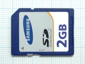 ★SAMSUNG ＳＤメモリーカード ２ＧＢ 中古★送料６３円～