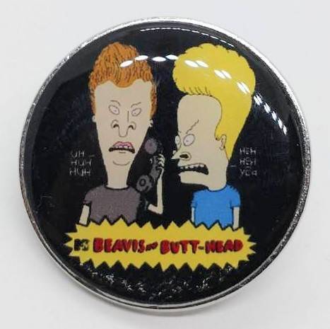 送料無料 Beavis and Butt-Head ビーバス・アンド・バットヘッド ピンブローチ ピンズ PINS バッジ バッヂ スマアク
