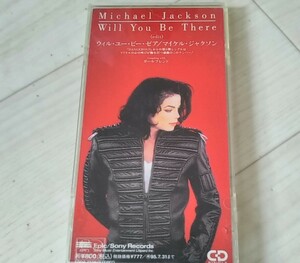 MICHAEL JACKSON マイケル・ジャクソン　WILL YOU BE THERE ウィル・ユー・ビー・ゼア　国内廃盤プラスチック・ケース入り8cm CDシングル