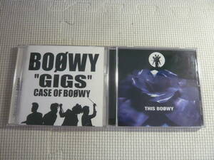 CD2セット☆BOOWY:THIS BOOWY/”GIGS”CASE OF BOOWY☆中古