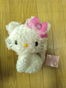  Sanrio Hello Kitty tea -mi- Kitty the first period soft toy original head . times .. soft mo Como ko lovely. as good as new 