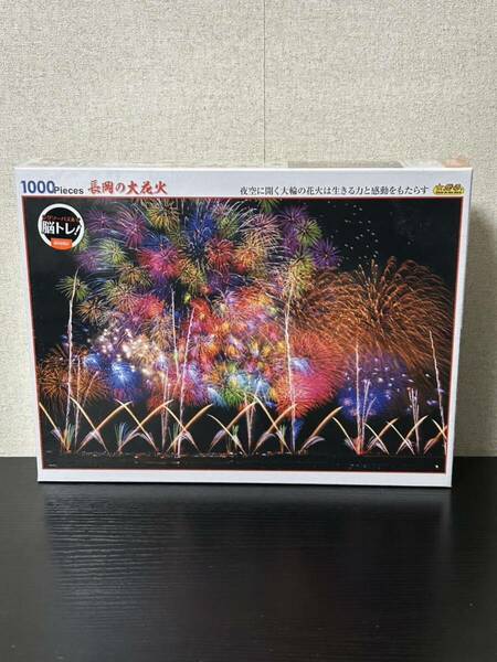 1000ピース 光るジグソーパズル 世界遺産 長岡の大花火(49x72cm)