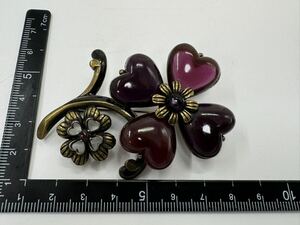 【0420】ヴィンテージ アクセサリー Anna Sui ブローチ　1円から