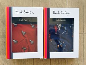 即決！ポールスミス！PAUL SMITH LOWRISE BOXER ローライズボクサー ダンス柄ネイビー&縞馬柄レッド L