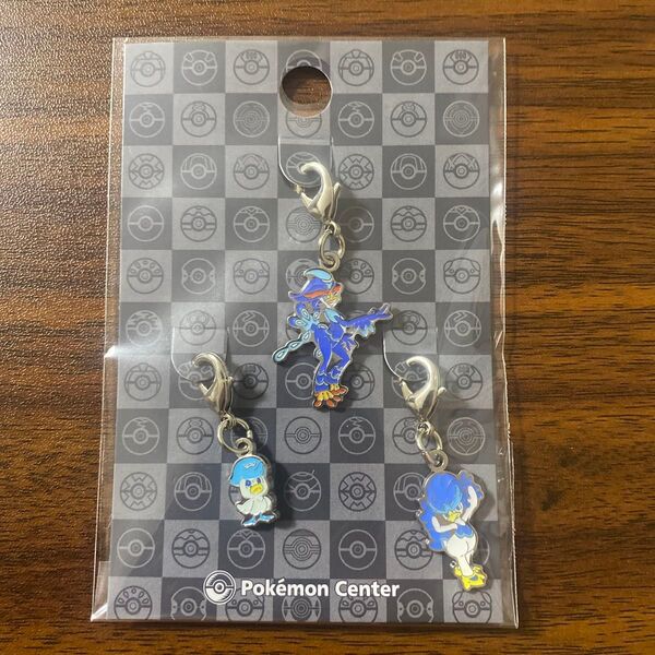 ポケモンセンターオリジナル 全国ずかん メタルチャーム 912 913 914 クワッス ウェルカモ ウェーニバル キーホルダー