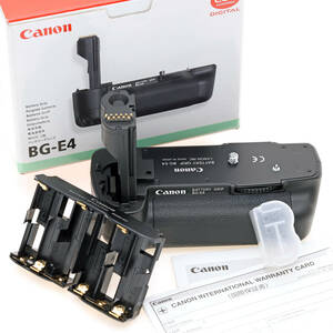 キャノン Canon EOS 5D 用 バッテリーグリップ BG-E4　5D用 取扱説明書 保証書 元箱 動作確認済み 超美品 　