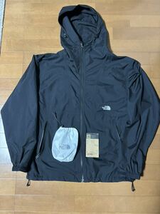 【新品同様size L】R6.3購入 THE NORTH FACE NP72230 Compact jacket ノースフェイス コンパクト ジャケット 黒