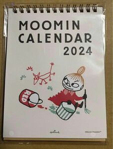 ムーミン 卓上カレンダー 2024年 縦型　リトルミイ