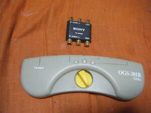 * game selector OGS-301R AV selector 3 pin cable extension plug PC-AP322*