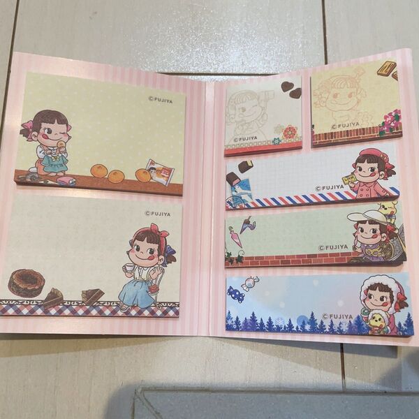 不二家 ペコちゃん 付箋紙 PEKO'S STICKY MEMO 非売品