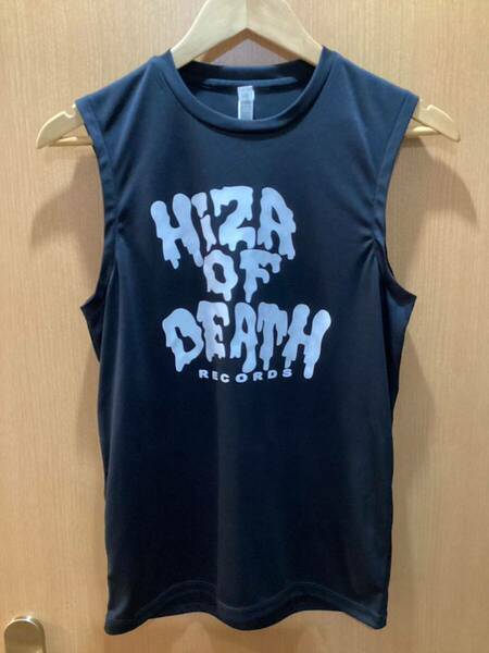 HIZA OF DEATH RECORDS ノースリーブTシャツ S Pizza of death ピザオブデス Hi-STANDARD ハイスタンダード 横山健 YOKOYAMA KEN