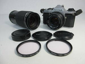 中古 カメラ PENTAX ペンタックス ME / smc PENTAX-M 1:1.7 50mm + レンズ smc PENTAX-M ZOOM 1:4.5 80-200mm ※動作未確認 ／A