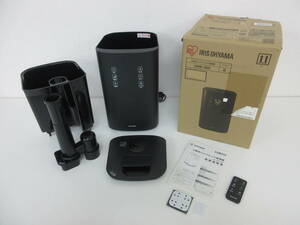 中古 IRIS OHYAMA アイリスオーヤマ　ハイブリッド式加湿器 UHK-500-B リモコン ※通電のみ確認／M