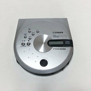FISHER CD player Z-ACDP2(S)/am-K-28-4582-.4/ body / electrification has confirmed / cheap / rare / height sound quality / portable CD player / silver / deep bass circuit installing 