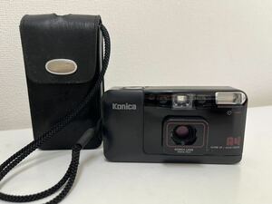 管52974 Konica コニカ BiG mini A4 35mm F3.5 ケース付　コンパクトフィルムカメラ 
