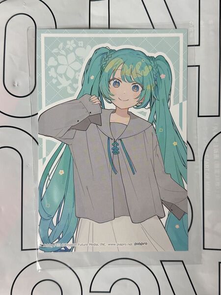 【非売品】初音ミク× earth music&ecology ノベルティカード