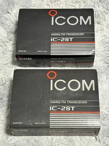 [ name machine * new goods unused ]ICOM Icom IC-2ST 2 pcs. set transceiver transceiver amateur radio export goods 