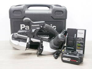 ★【2R0524-35】 Panasonic パナソニック 充電バンドソー EZ45A5 18V バッテリ、充電器、説明書付き 動作保証
