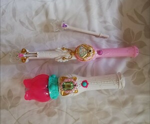 1円～　魔法つかいプリキュア!　なりきり　変身　リンクルステッキ　フラワーエコーワンド　グッズセット　キュアミラクル　マジカル