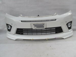 Toyota Alphard 後期 Genuine フロントBumper ANH20W ANH25W GGH20W GGH25W 52119-58360/70 070 ホワイトPearlクリスタルシャイン .