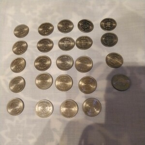 沖縄海洋博覧会記念100円　白銅貨　24枚 古銭 硬貨 コイン コレクション 貨幣 記念硬貨エキスポ75