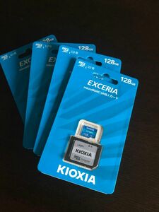 新品 キオクシア microSDXCカード　128GB 国内正規品 KIOXIA マイクロSDカード 未使用未開封 4枚セット