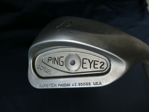 名器　PING　EYE2　GORGE Wedge　ライ角カラーブラック　SW　ピン　アイ２　NS950　S　