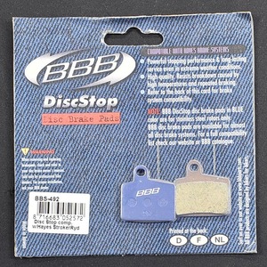 (未使用品) BBB ディスクブレーキパッド BBS-492 HAYES Stroker Ryde,Dyno 対応 (管:NAN00