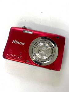 Nikon ニコン COOLPIX A100 コンパクトカメラ デジカメ デジタルカメラ コンデジ 赤 通電確認済み yt051604