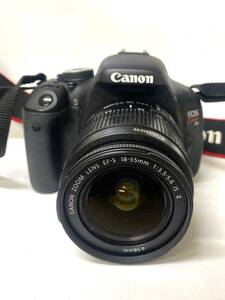  превосходный товар Canon CANON EOS Kiss X5 цифровой однообъективный зеркальный камера корпус линзы EFS 18-55mm F3.5-5.6 IS II работоспособность не проверялась mt052403